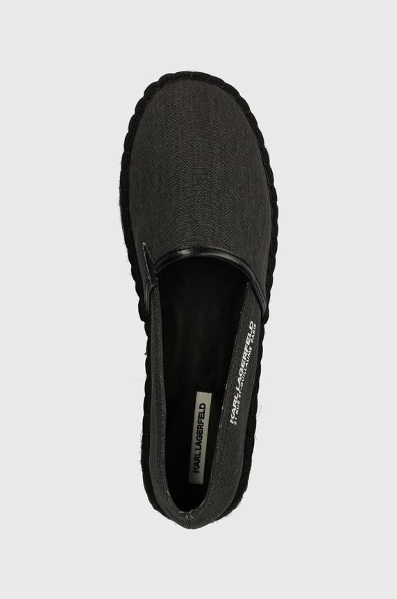Karl Lagerfeld espadryle KAMINO czarny KL70119.900