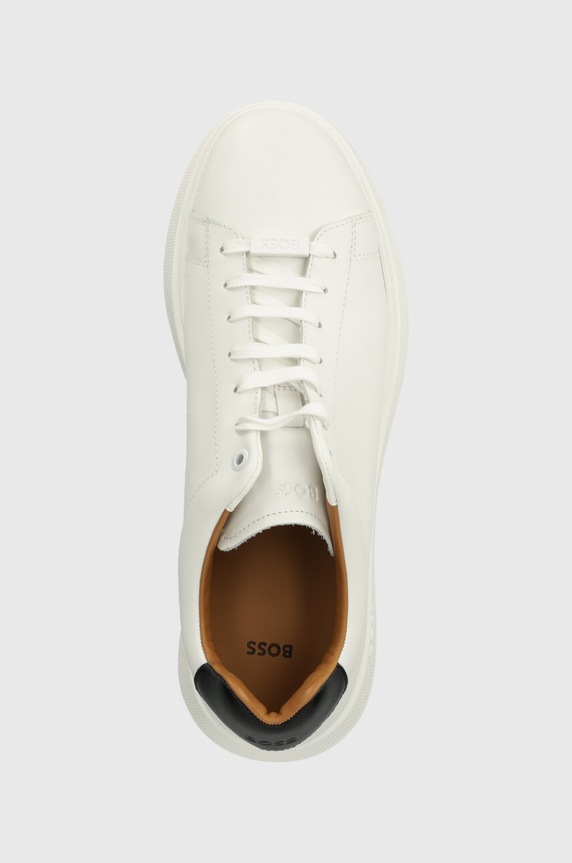BOSS sneakers din piele Bulton alb 50497887.105