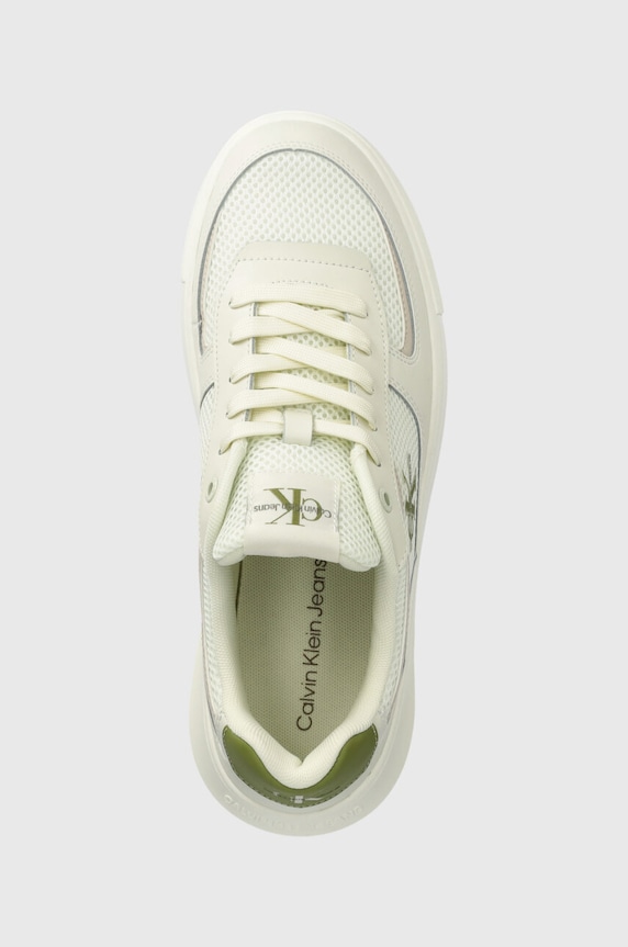 Calvin Klein Jeans sneakersy CHUNKY CUPSOLE MIX IN MET biały YM0YM00896