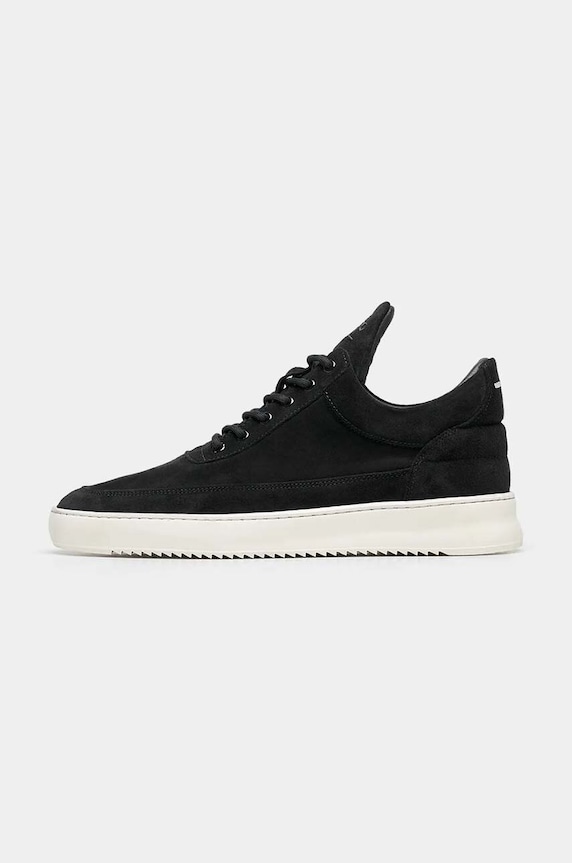 Semišové tenisky Filling Pieces Low Top Suede Organic Planet friendly černá 10122791861