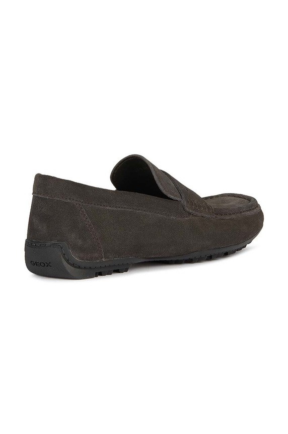Obuwie Geox mokasyny zamszowe U KOSMOPOLIS + GRIP U36CFA.00022.C6372 szary