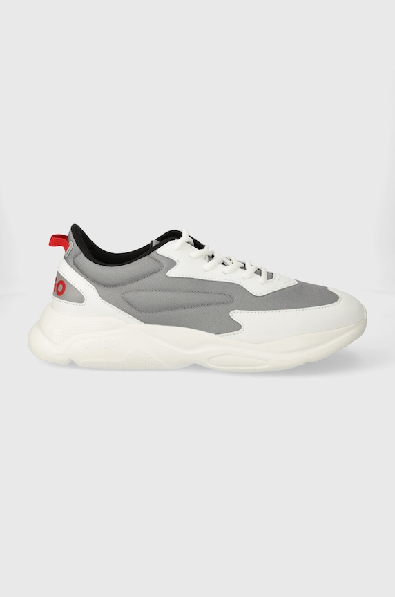 HUGO sneakersy Leon imitacja skóry licowej szary 50517096.066