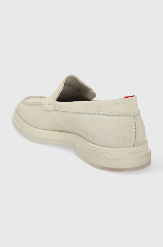 Obuwie HUGO mokasyny zamszowe Chaol 50517277.271 beżowy