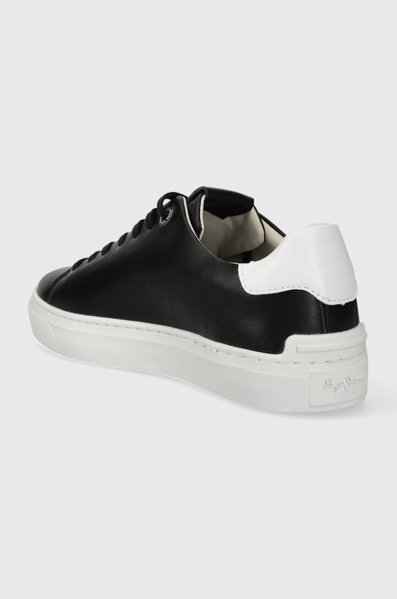 Obuwie Pepe Jeans sneakersy skórzane PMS00007 PMS00007 czarny