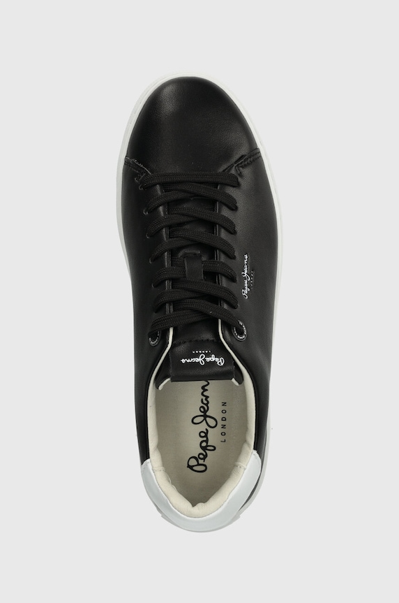 Pepe Jeans sneakersy skórzane PMS00007 czarny PMS00007