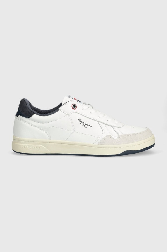 Pepe Jeans sneakersy skórzane PMS00013 skóra powlekana biały PMS00013