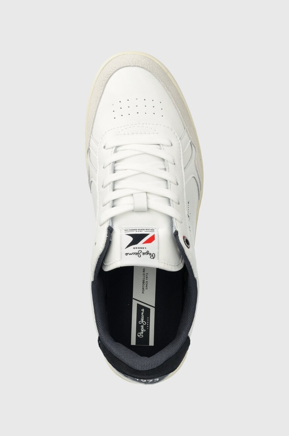 Pepe Jeans sneakersy skórzane PMS00013 biały PMS00013