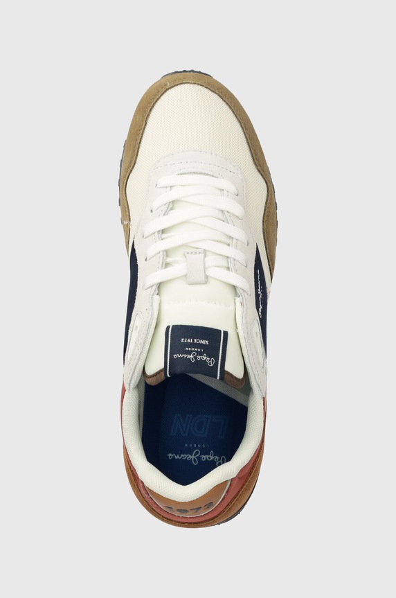 Sneakers boty Pepe Jeans PMS40011 hnědá PMS40011