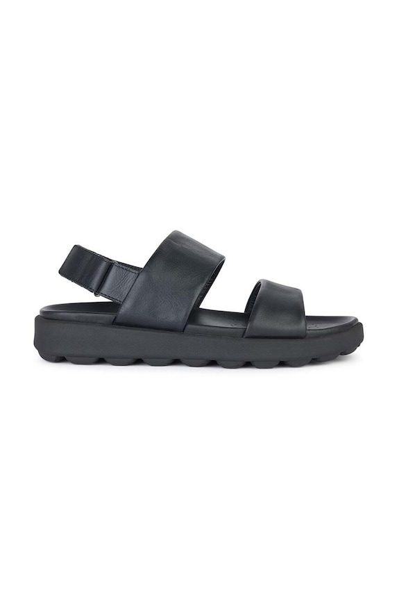 Geox sandale de piele U SPHERICA EC6 negru U45GWC.00085.C9999