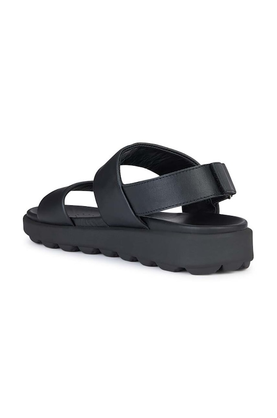 Geox sandale de piele U SPHERICA EC6 negru U45GWC.00085.C9999