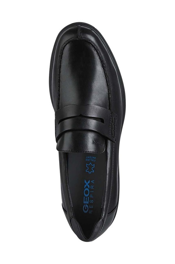 Geox mokasyny skórzane U SPHERICA EC11 U25EFC.00043.C9999 czarny