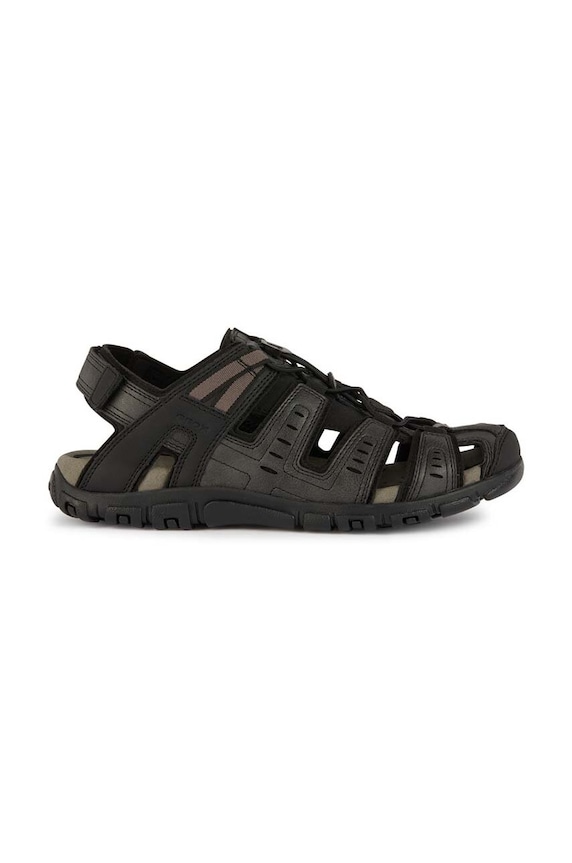 Geox sandały UOMO SANDAL STRADA syntetyczny czarny U4524C.000ME.C9999