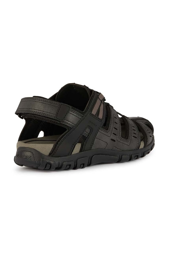 Obuwie Geox sandały UOMO SANDAL STRADA U4524C.000ME.C9999 czarny