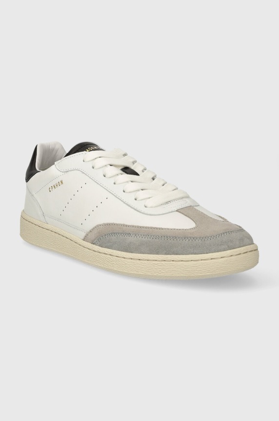 Kožené sneakers boty Copenhagen Leather mix CPH257M bílá SS24