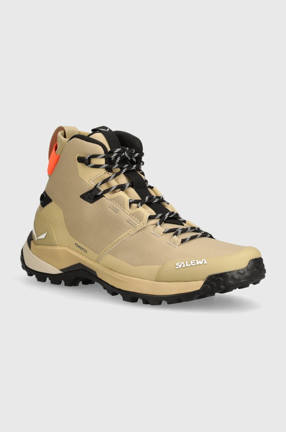 Boty Salewa Puez Mid Powertex nezateplené béžová 00.0000061438