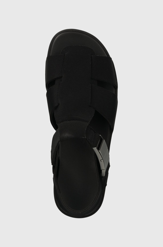 Σανδάλια Calvin Klein FISHERMAN SANDAL NEO μαύρο HM0HM01415
