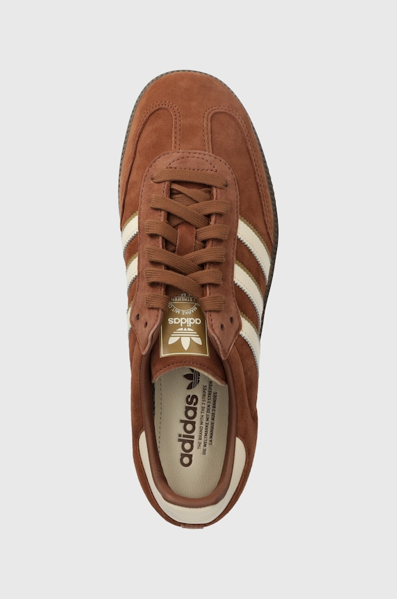 Σουέτ sneakers adidas Originals Samba OG καφέ IG1357