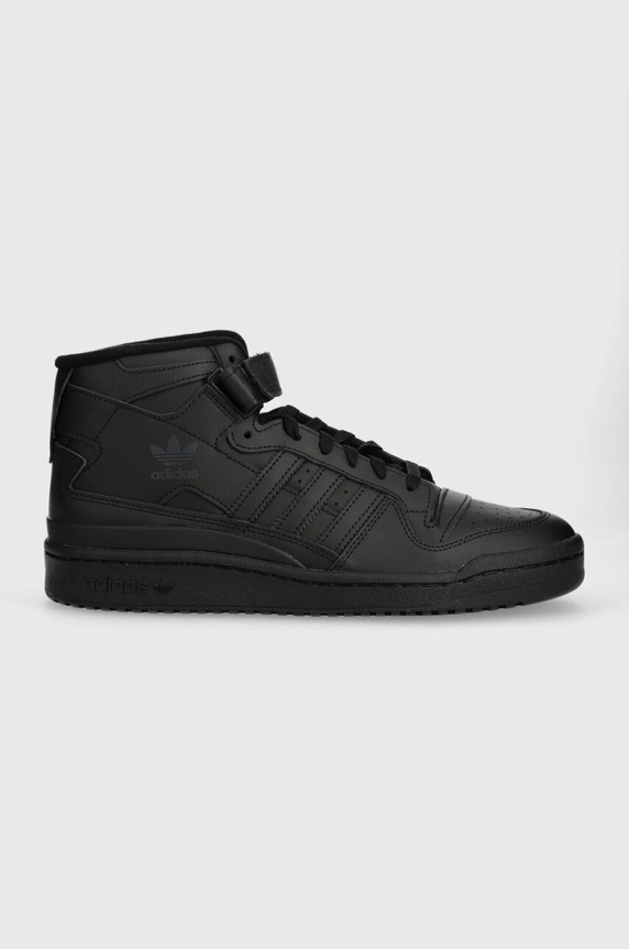 adidas Originals Forum Mid імітація лицьової шкіри чорний IG3757