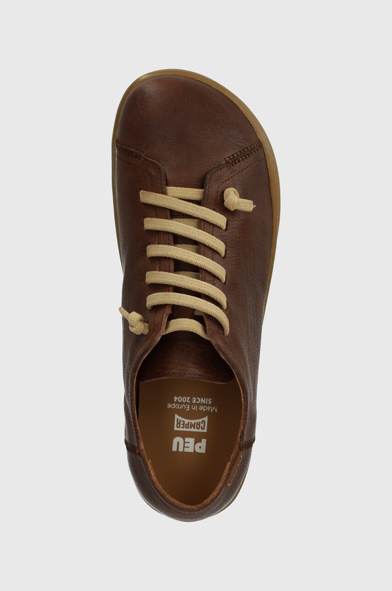 Camper sneakersy skórzane Peu Cami brązowy 17665.283