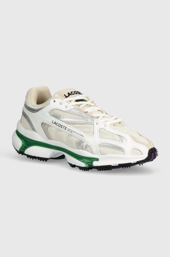 Lacoste sportcipő L003 2K24 Textile textil fehér 47SMA0013
