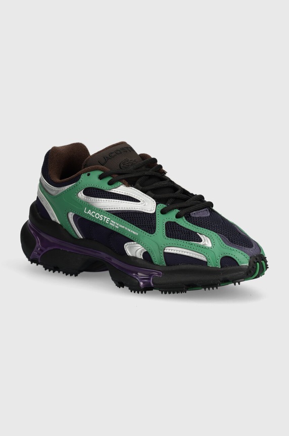 Lacoste sneakersy L003 2K24 Textile imitacja skóry licowej fioletowy 47SMA0013
