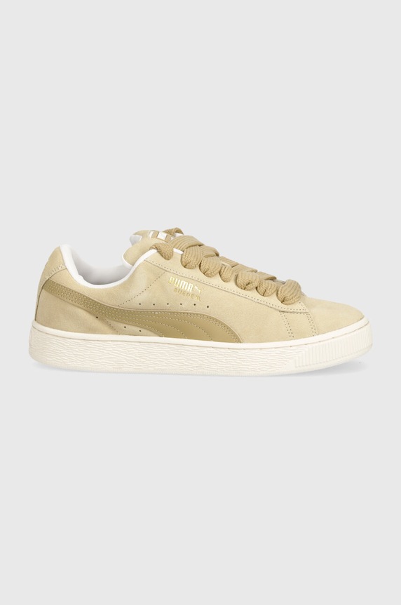 Δερμάτινα sneakers Puma Suede XL 395205 μπεζ SS26