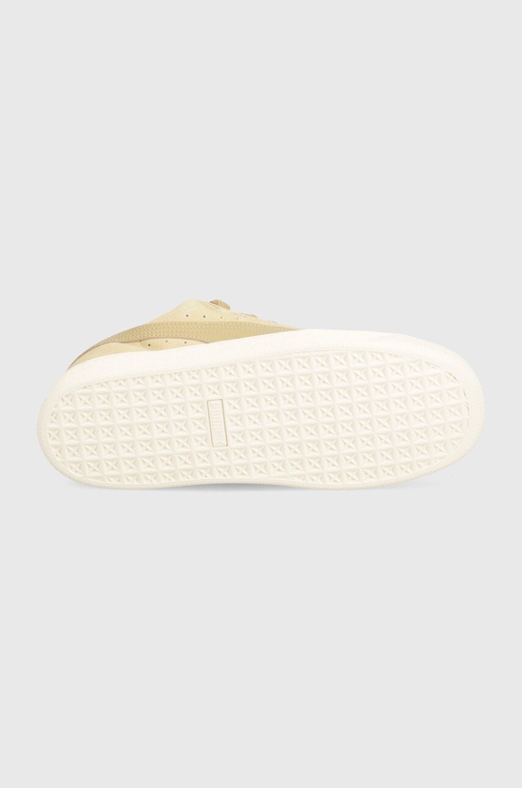 Δερμάτινα sneakers Puma Suede XL 395205 μπεζ