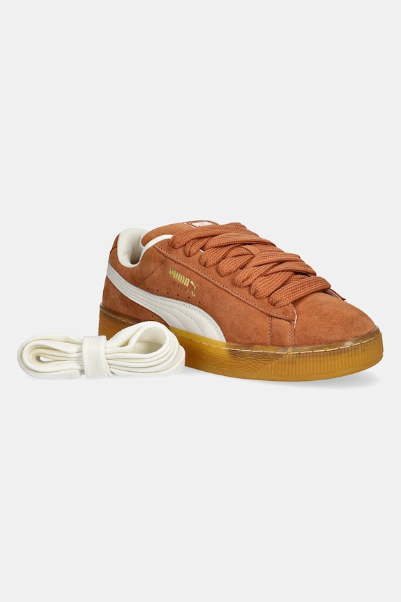 Puma bőr sportcipő Suede XL 395205 barna