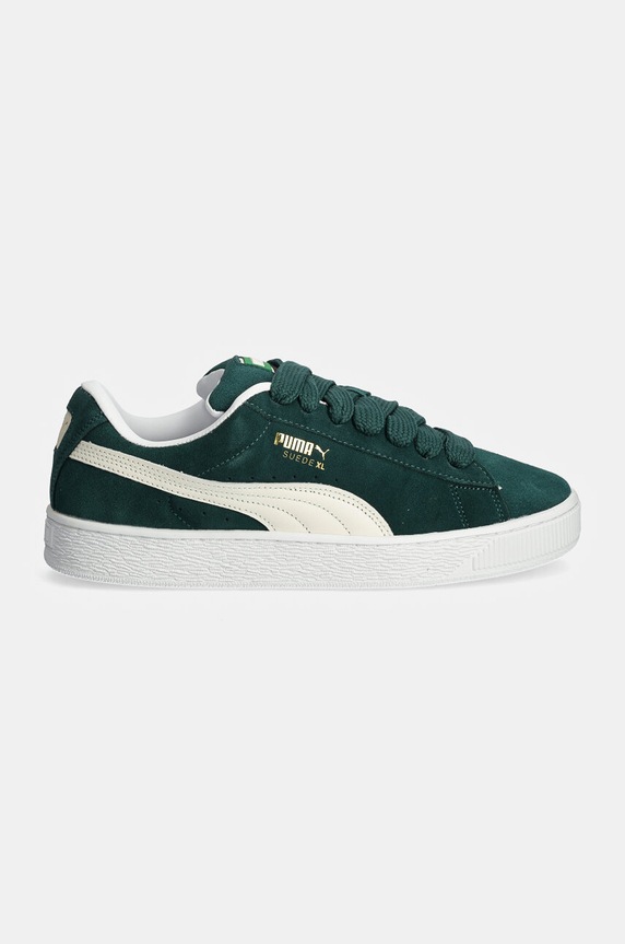 Puma sneakers in pelle Suede XL 395205 verde SS26
