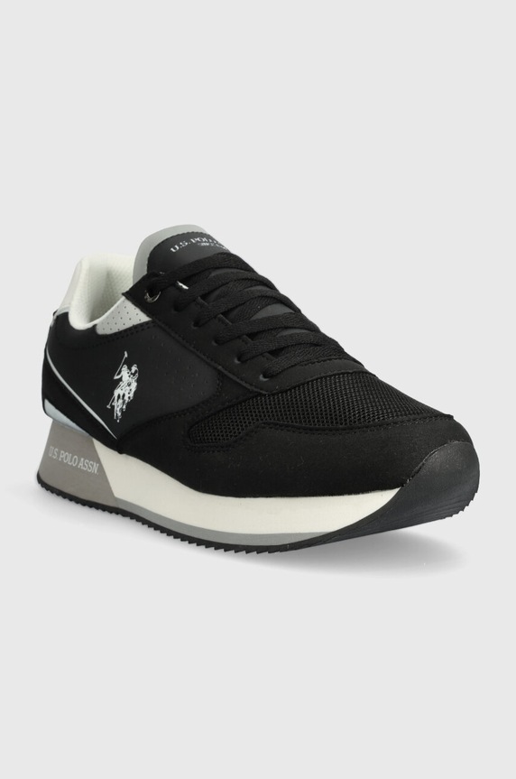Sneakers U.S. Polo Assn. NOBIL NOBIL003M.4HY5 μαύρο SS24