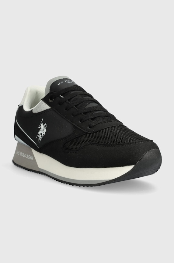 Sneakers U.S. Polo Assn. NOBIL NOBIL003M.4HY5 μαύρο SS24