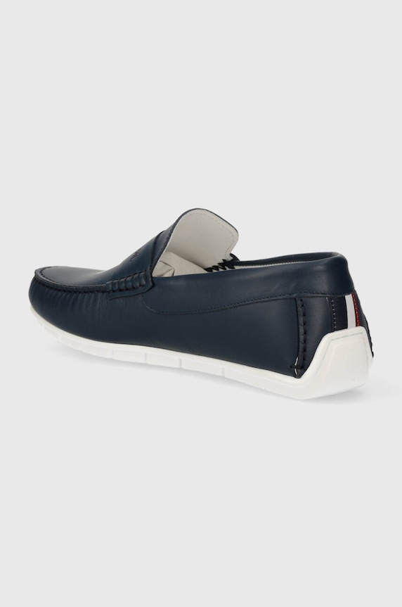 Obuv Kožené mokasíny U.S. Polo Assn. RIVER RIVER003M.4L1 tmavomodrá
