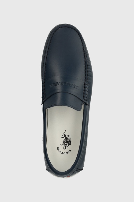 Kožené mokasíny U.S. Polo Assn. RIVER tmavomodrá RIVER003M.4L1