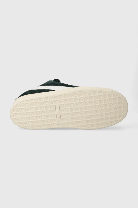 Puma sneakersy skórzane Suede XL Hairy 397241 zielony