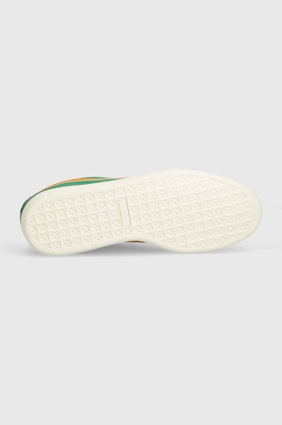 Puma velúr sportcipő Suede Patch 395388 zöld