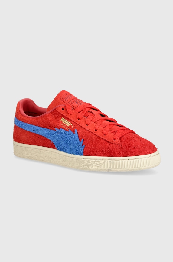 Puma velúr sportcipő PUMA X ONE PIECE alacsony piros 396520