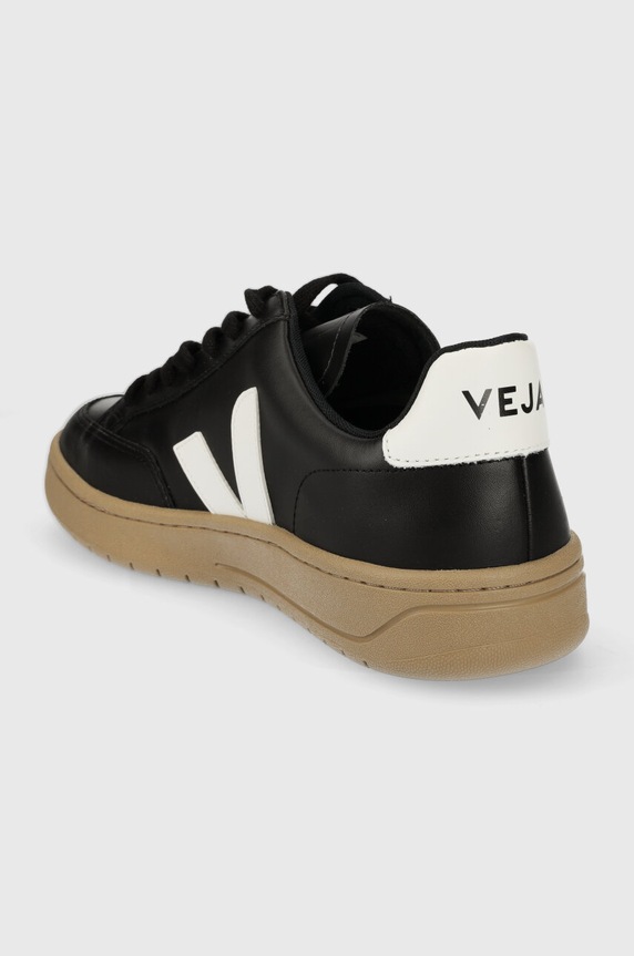 Boty Kožené tenisky Veja V-12 XD0203638B černá