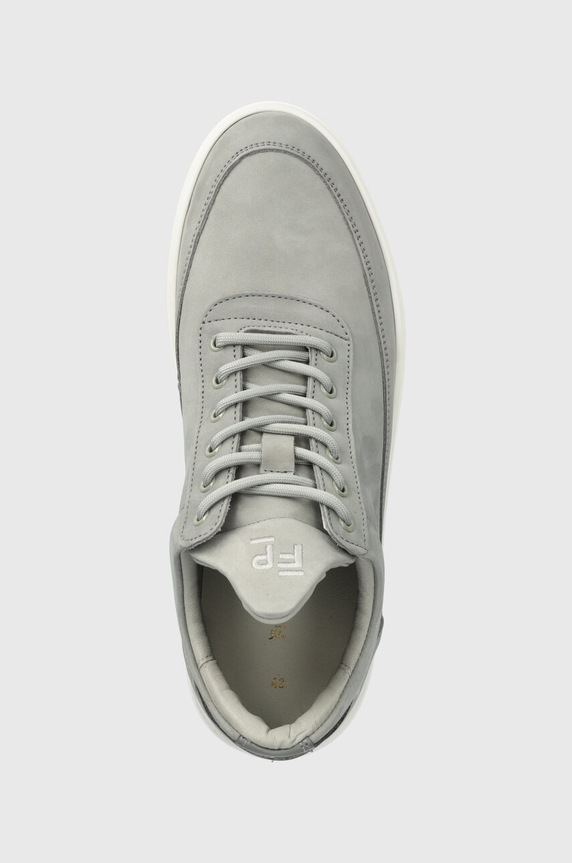 Nubukové tenisky Filling Pieces Low Top Base sivá 10120591288