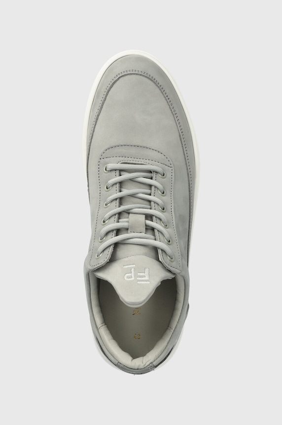 Nubukové tenisky Filling Pieces Low Top Base sivá 10120591288