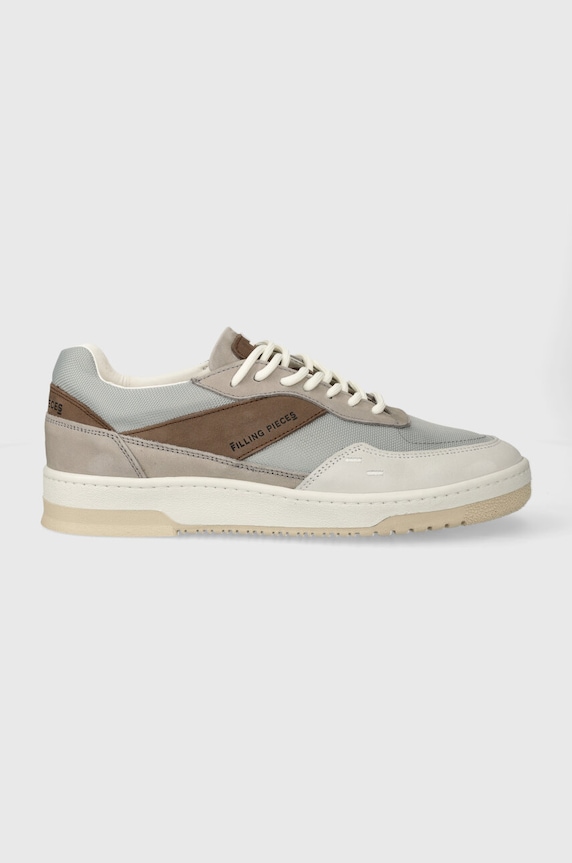 Tenisky Filling Pieces Ace Spin semišová koža sivá 70033491267