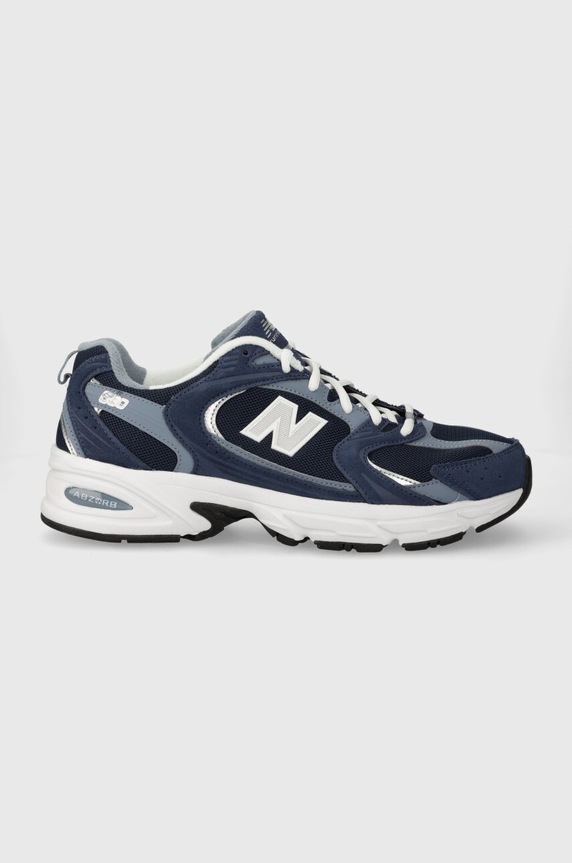 New Balance sportcipő 530 velúr bőr sötétkék MR530CA