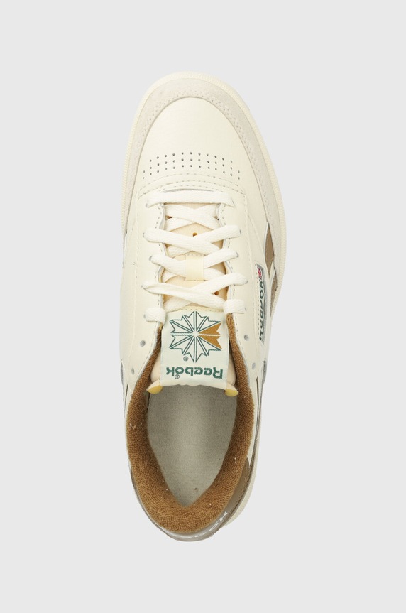 Reebok Classic sneakers din piele Club C bej 100205044