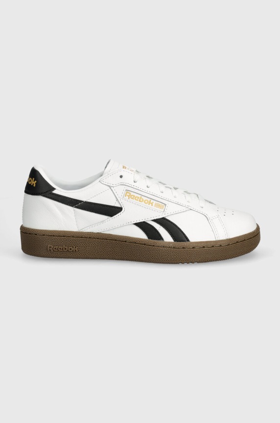 Usnjene superge Reebok Classic Club C 100202325 bela SS24
