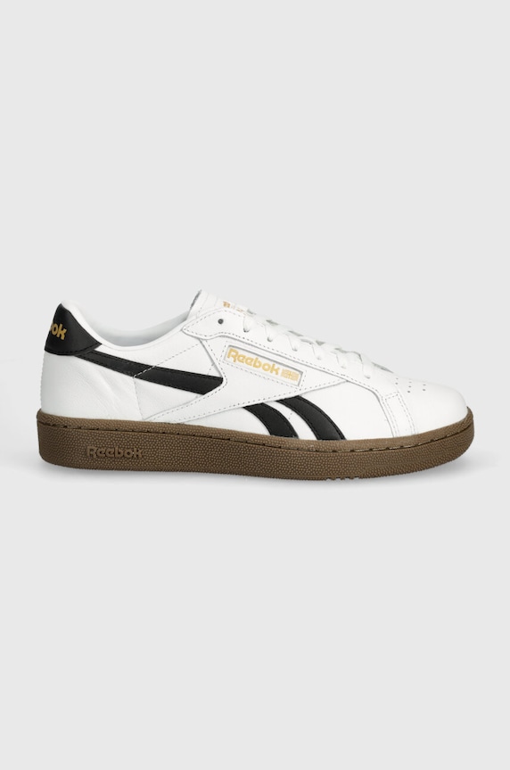 Usnjene superge Reebok Classic Club C 100202325 bela SS24
