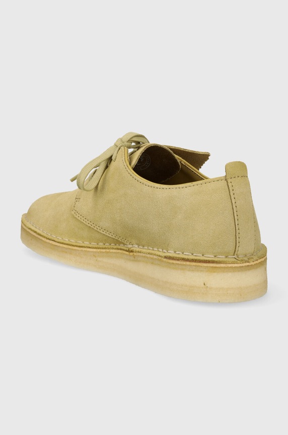 Obuwie Clarks Originals półbuty zamszowe Coal London 26171491 beżowy