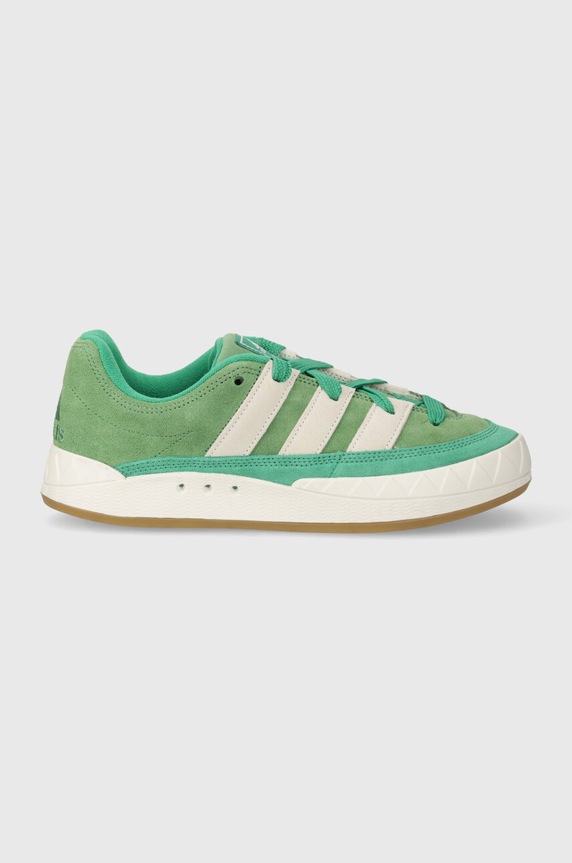Замшеві кросівки adidas Originals Adimatic ID8267 зелений SS24