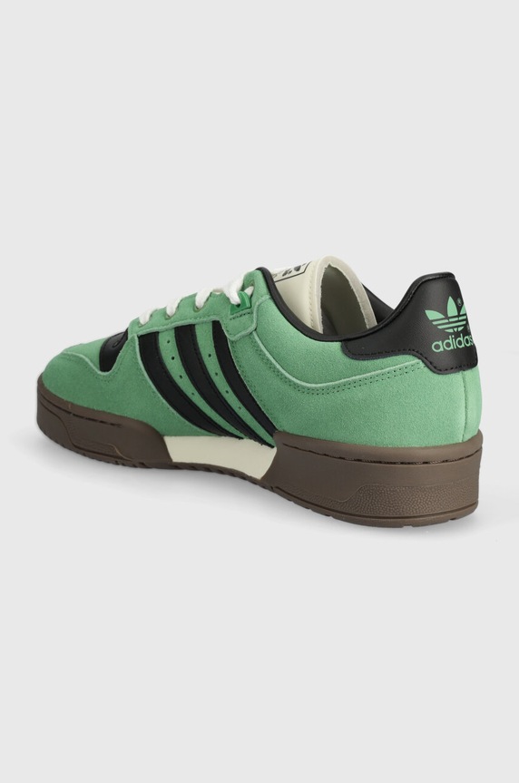Încălțăminte adidas Originals sneakers din piele intoarsă Rivalry 86 Low ID8409 verde