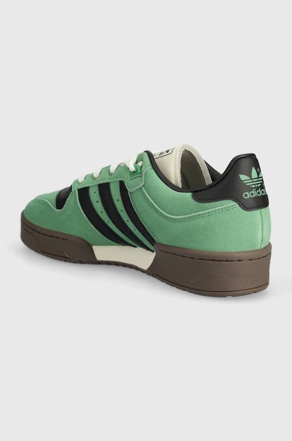 Încălțăminte adidas Originals sneakers din piele intoarsă Rivalry 86 Low ID8409 verde