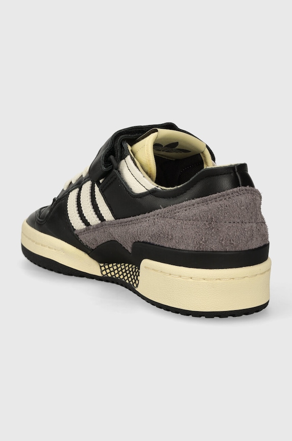 Shoes adidas Originals leather sneakers Forum 84 Low IE3206 black