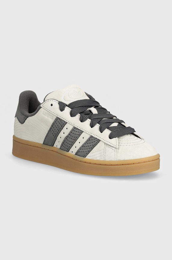 Nubukové tenisky adidas Originals Campus 00s nubuk bílá IF4336